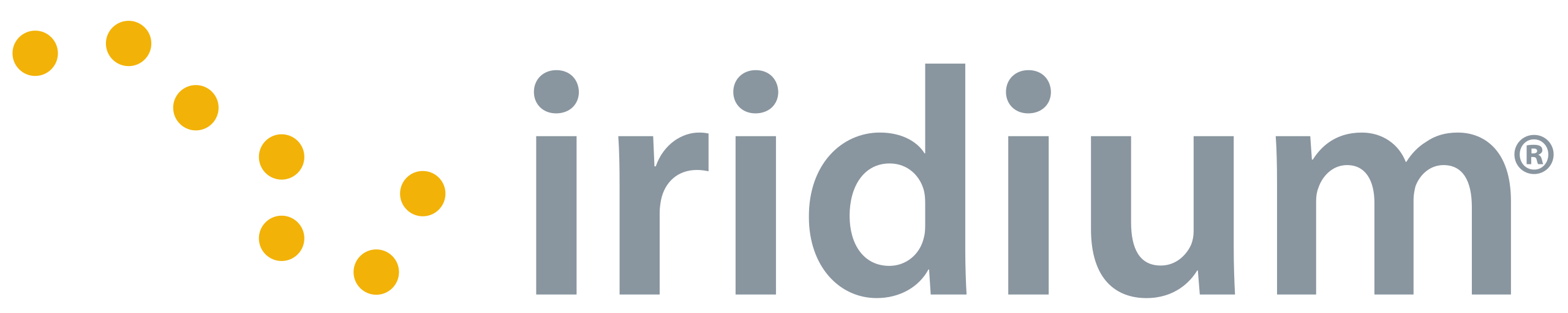 Iridium satellite network logo