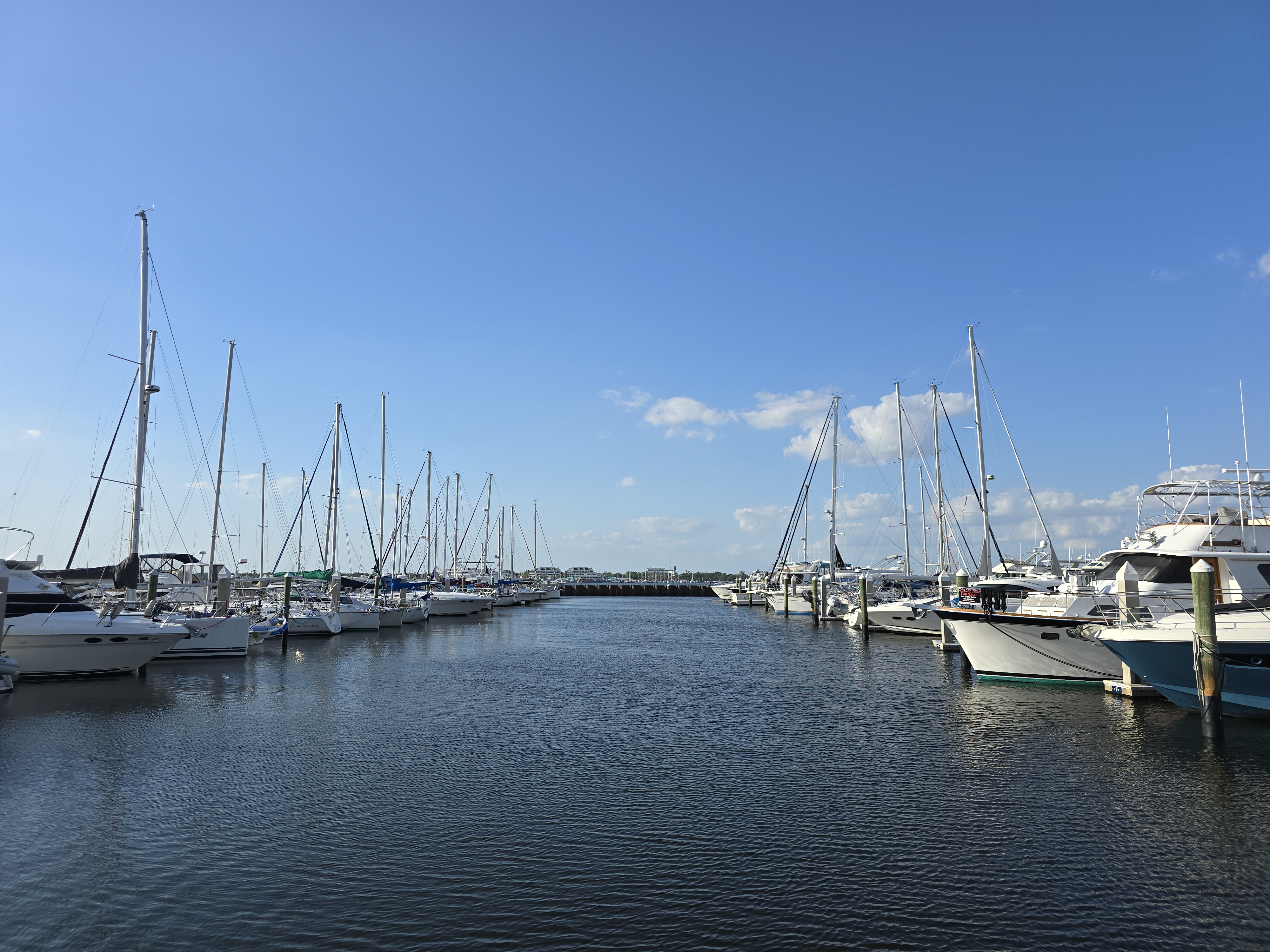 Starlink marine internet for boats and yachts at marina