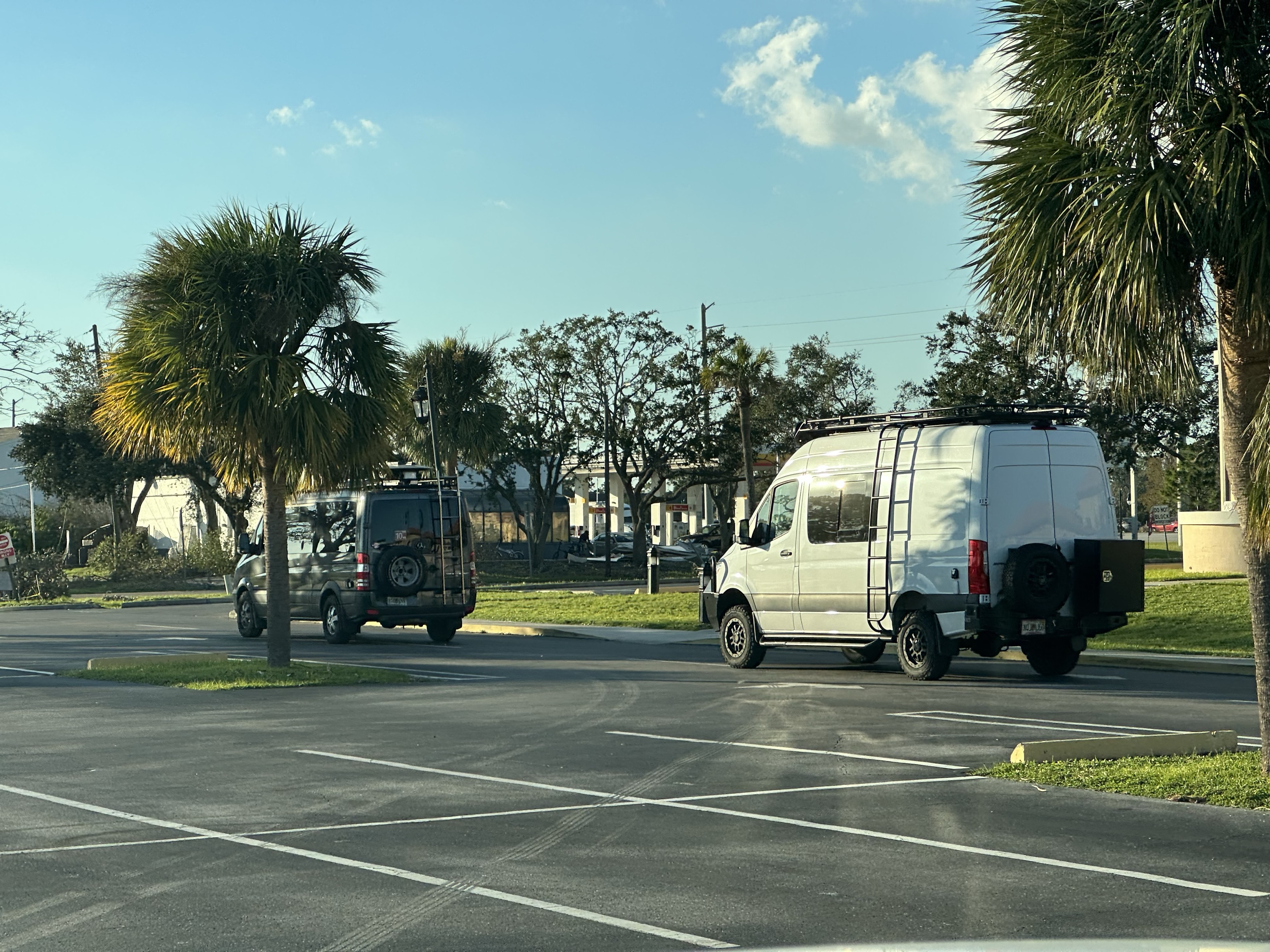 Commercial delivery and service vans with satellite internet connectivity for mobile business operations